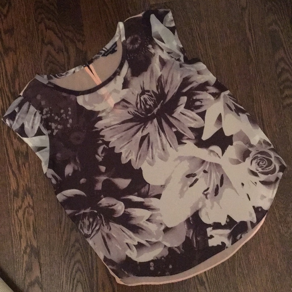 American Eagle Sheer Floral Top
